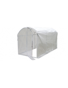 Serre en tunnel de 6 m² toile PE armée 140g/m²