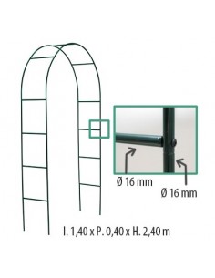 Arceau double JANY 140x40xH240 cm