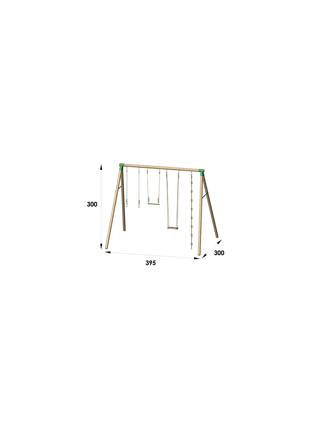 Portique FORESTER adulte 3 m Enfants ou ados +14 ans ~ Portique Bois Adulte Portique FORESTER adulte 3 m Enfants ou ados +14 ans ~ Portique Bois Adulte