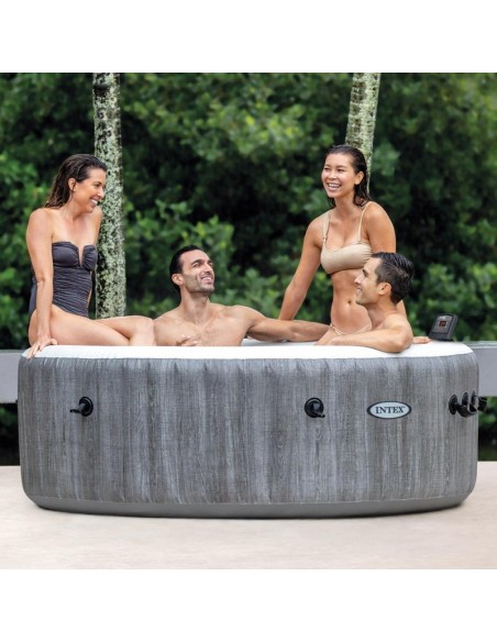 Spa gonflable rond Baltik 4 places 145 x 196 cm 795 L - Intex