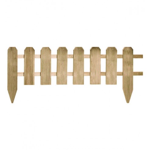 Bordure ajourée 120xH30/45 cm en bois traité autoclave