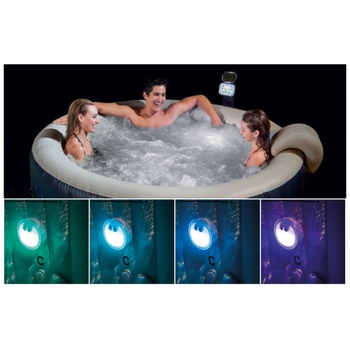 Spa gonflable 6 places rond Intex Baltik Led Wifi - OOGarden
