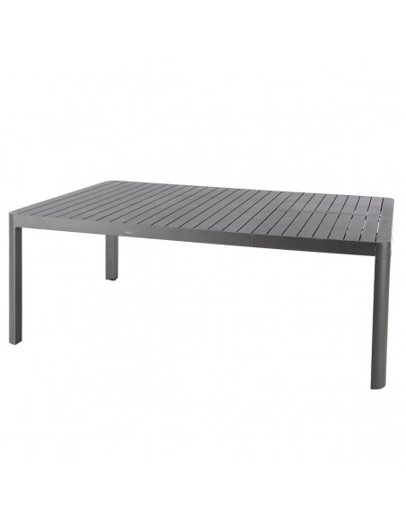 Achat Table de jardin Paradize Carrée extensible - Aluminium graphite - Hespéride