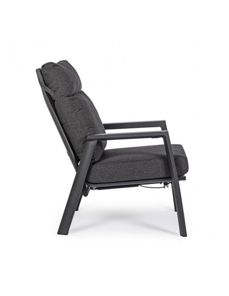 Fauteuil inclinable KLEDI - Anthracite - BIZZOTTO