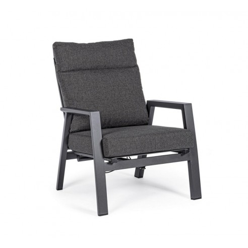 Fauteuil inclinable KLEDI - Anthracite - BIZZOTTO