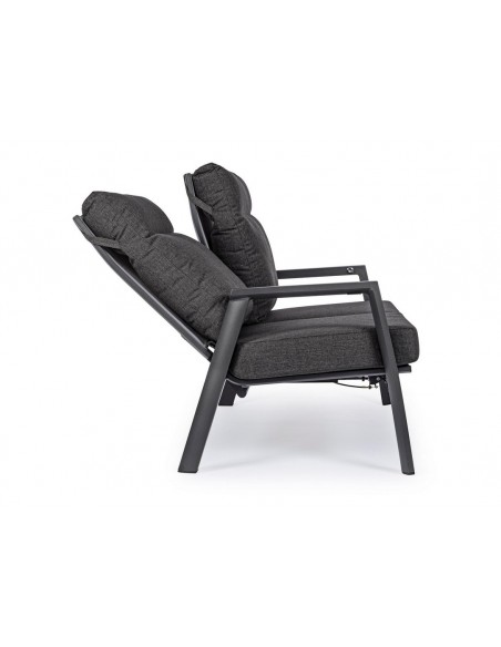 Fauteuil inclinable KLEDI - Anthracite - BIZZOTTO