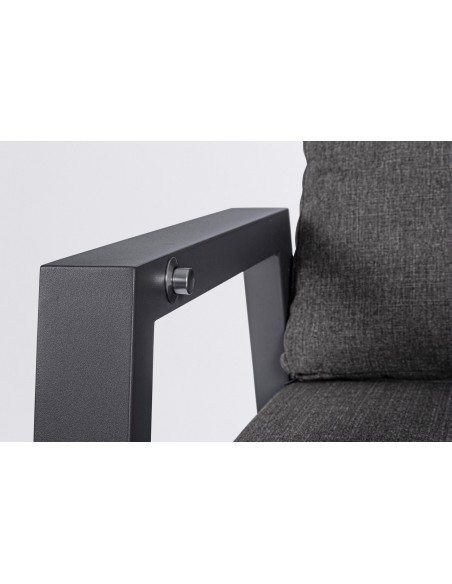 Fauteuil inclinable KLEDI - Anthracite - BIZZOTTO