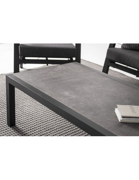 Table basse Kledi Anthracite 120 x 70cm - Bizzotto