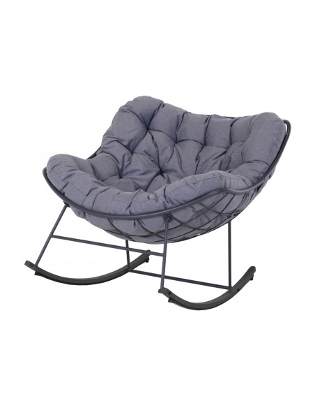 Achat Fauteuil œuf à bascule Rocking Grey/gris - Pro Loisirs