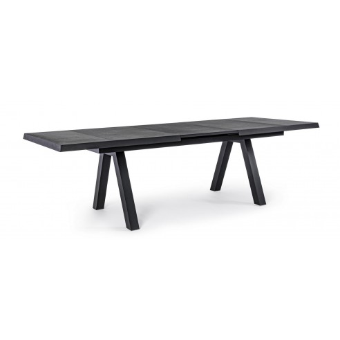 Achat Table extensible KRION - Anthracite - 205/265 x 103 cm - Aluminium et céramique - BIZZOTTO