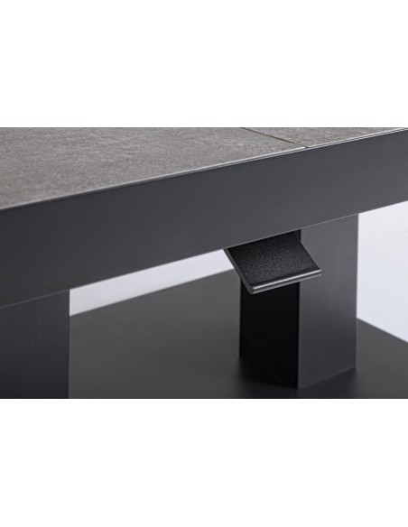 Achat table basse Truman Anthracite - Bizzotto