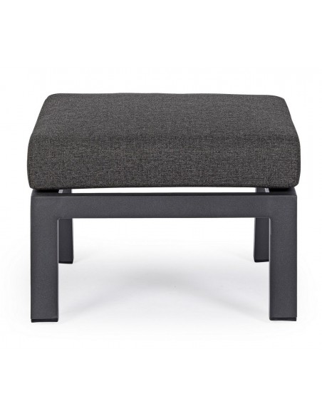 Achat Pouf OTTOMAN KLEDI - Aluminium - Anthracite - BIZZOTTO