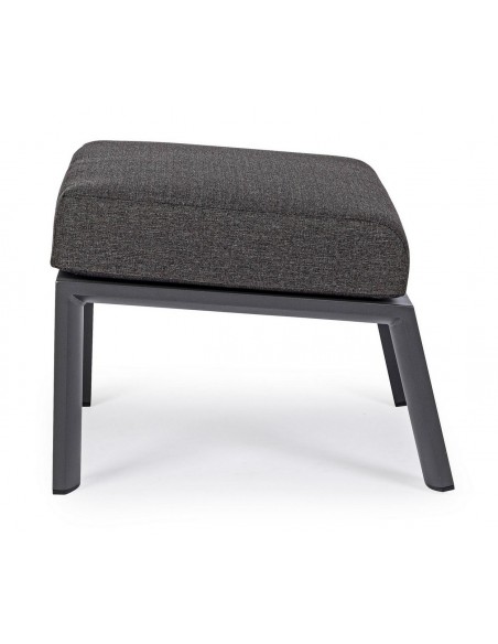 Achat Pouf OTTOMAN KLEDI - Aluminium - Anthracite - BIZZOTTO