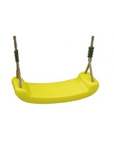 Balançoire jaune en plastique réglable pour portique H1.9/2.5 m - Trigano Jardin