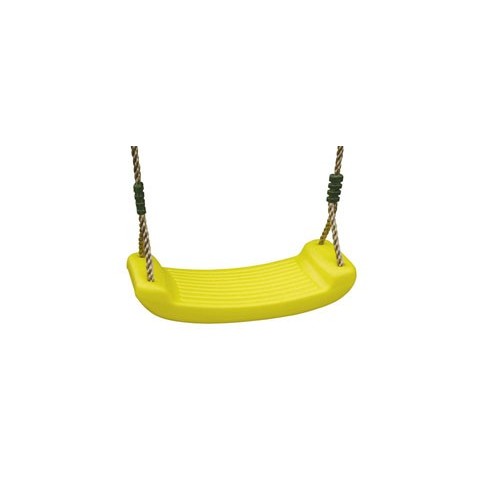 Balançoire jaune en plastique réglable pour portique H1.9/2.5 m - Trigano Jardin