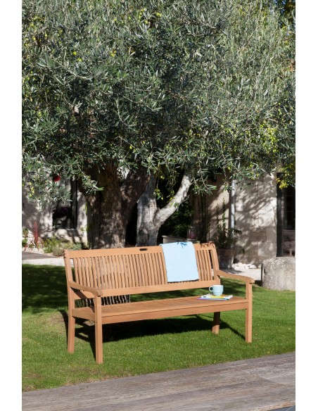 Achat Banc de jardin Amadeo 4 places - en bois exotique eucalyptus - Proloisirs