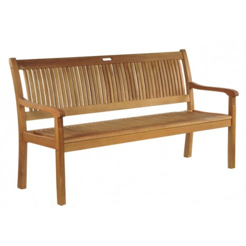 Helloshop26 - Banc de jardin meuble de patio d'extérieur terrasse 109 x  62,5 x 89 cm bois massif d'acacia - Distriartisan