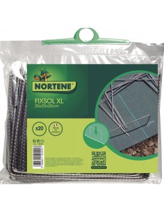 Lot de 20 agrafes FIXSOL XL NORTENE pour toile de paillage