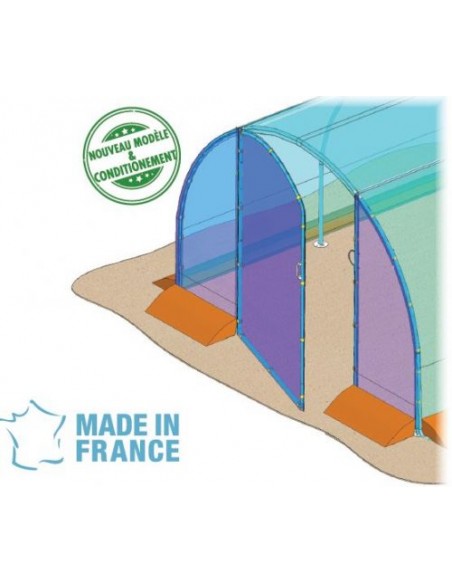 Achat Porte battante supplémentaire pour une serre tunnel largeur 3 m - Richel