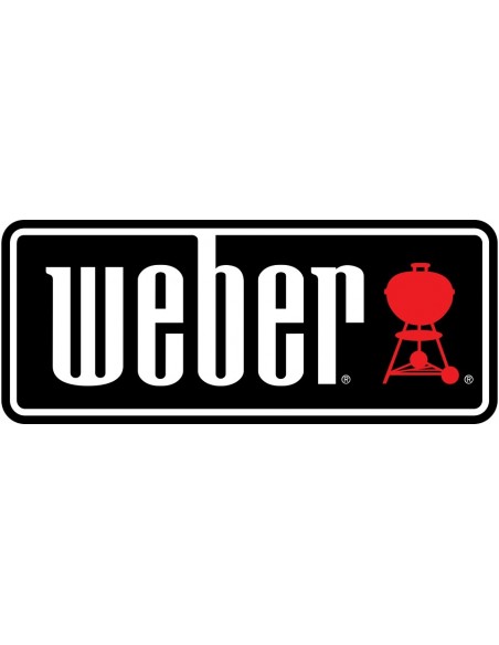 WEBER - Barbecue à gaz Weber Q 1200 Noir avec tablettes