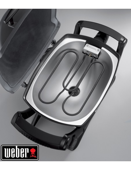 Barbecue électrique portable Q 1400 gris foncé - Weber