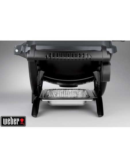 Barbecue électrique Weber Q 1400 avec pied Gris foncé