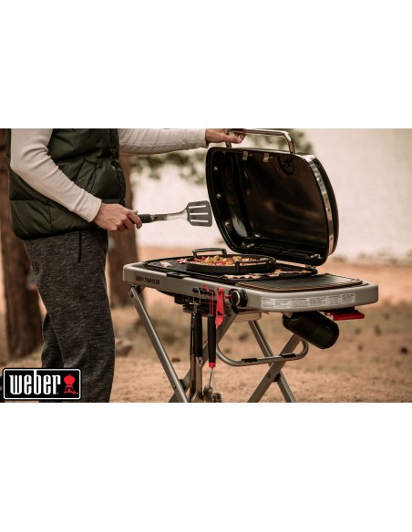 Barbecue à gaz Weber Traveler Noir avec chariot