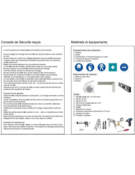 Achat Notice Tonnelle Bioclimatique Eris manuel 4x4m en Aluminium grey blanc - Océo