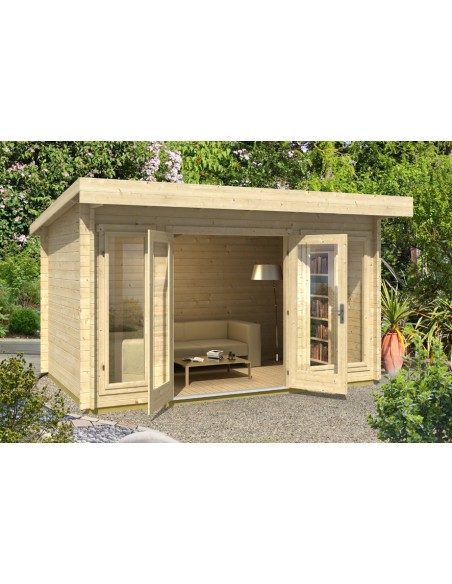 Abri de jardin Dorset 9.75 m² avec plancher bois massif 34 mm
