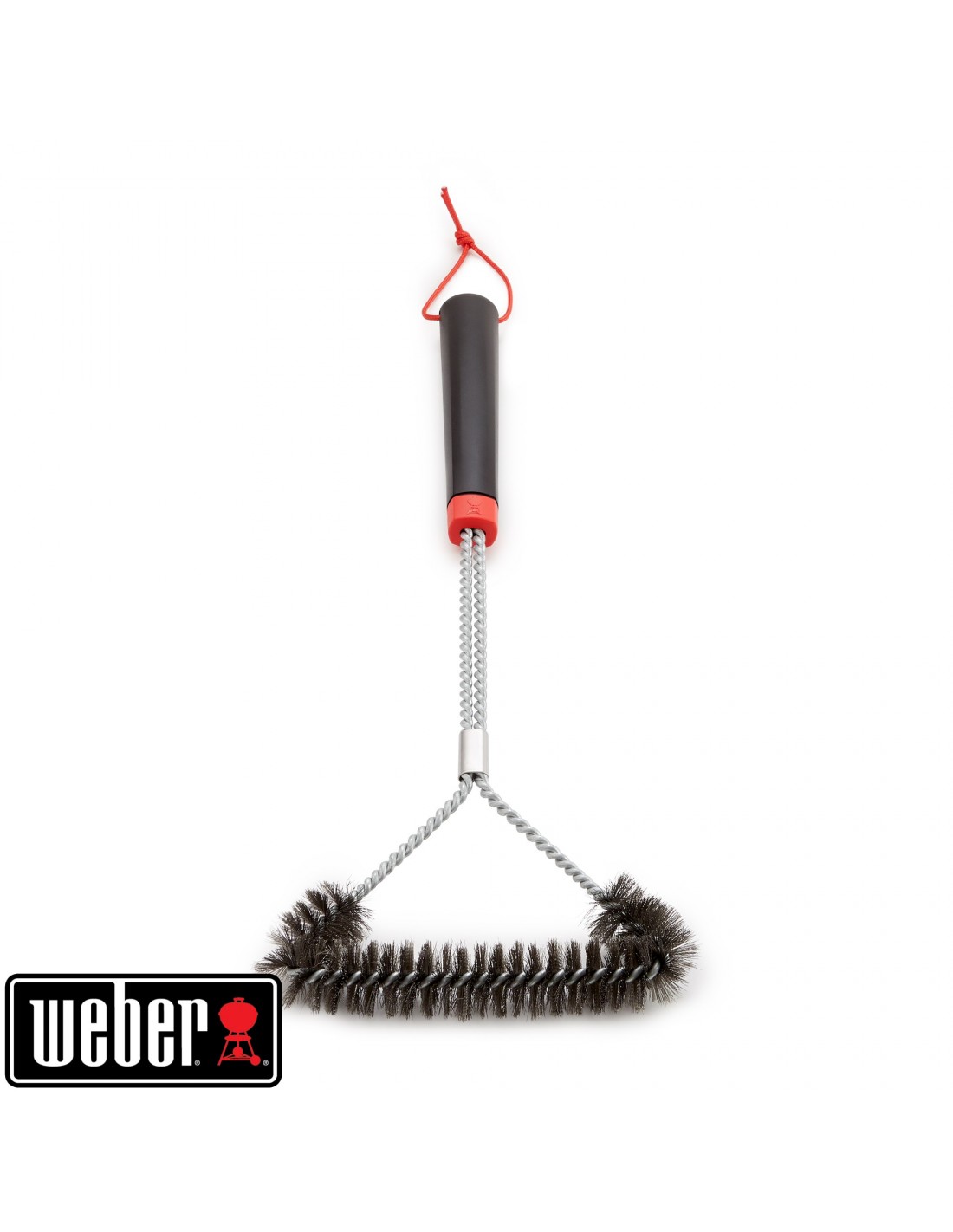 Brosse De Nettoyage Triangulaire - WEBER - En Acier Inoxydable - 46 Cm