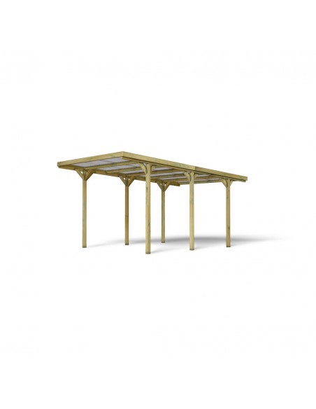 Carport JEAN traité autoclave de 15.6 m²