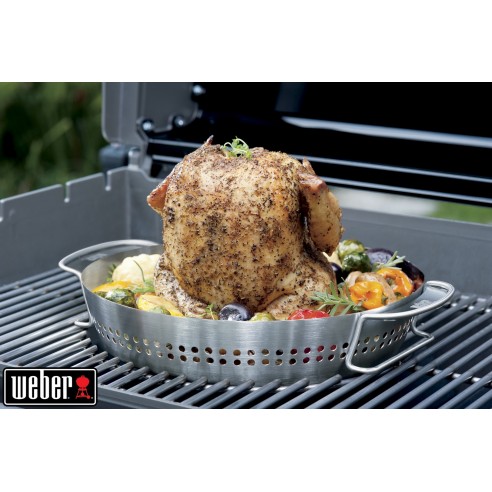 Weber Cocote 2 en 1, système de barbecue gourmet en fonte 8857 avec  couvercle plat pour plaque de cuisson