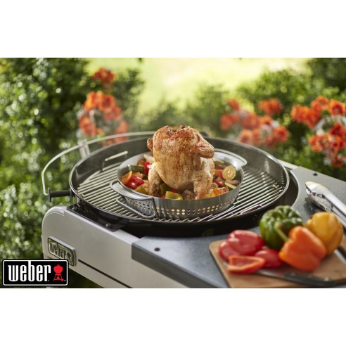 Support barbecue WEBER pour poulet Gourmet BBQ System