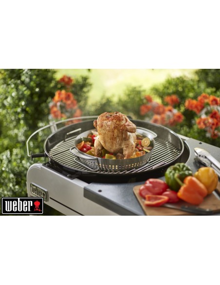 Plat de cuisson à volaille pour barbecue Weber Gourmet System