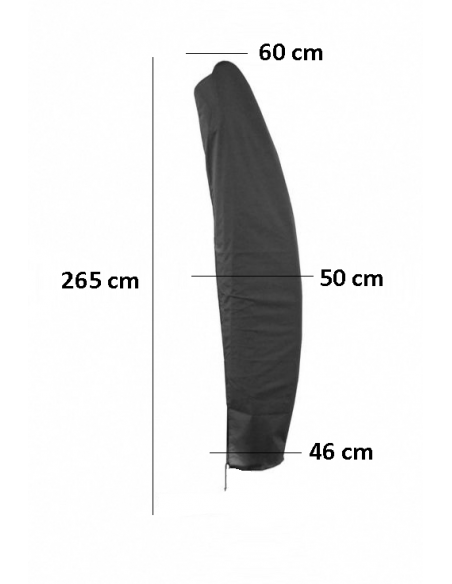 Housse de Parasol déporté en polyester 3.50 3x3 ou 3x4 m - Proloisirs