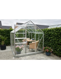 Serre de jardin Popular 5 m² en verre trempé 3 mm