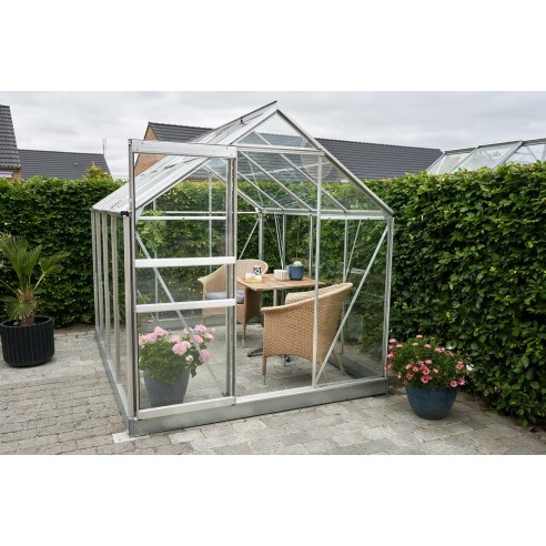 Serre de jardin Popular 5 m² en verre trempé 3 mm