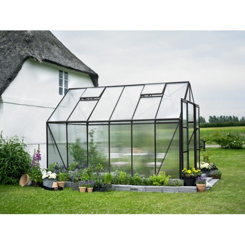 Serre en polycarbonate 6 mm Magnum 9.9 m² laquée noire