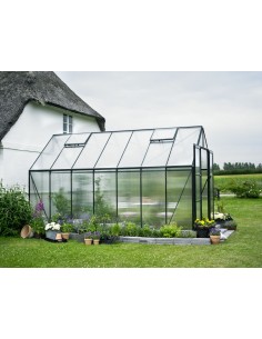 Serre en polycarbonate 6 mm Magnum 11.5 m² laquée noire