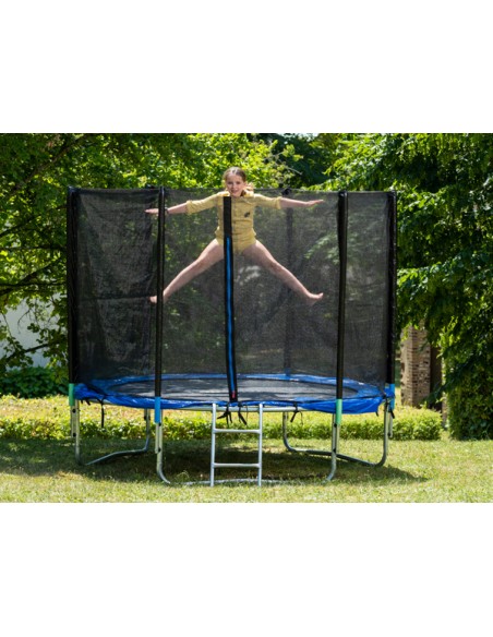 Trampoline de 2.44 m pour enfants 3/16 ans+filet de protection