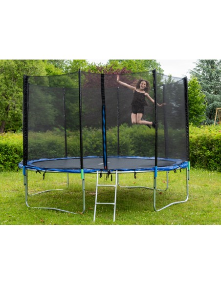 Trampoline de 3.66 m pour enfants 3/16 ans+filet de protection