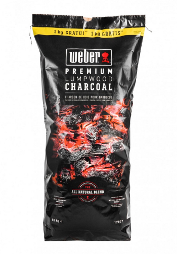 Sac de charbon premium de la marque weber pour barbecue.