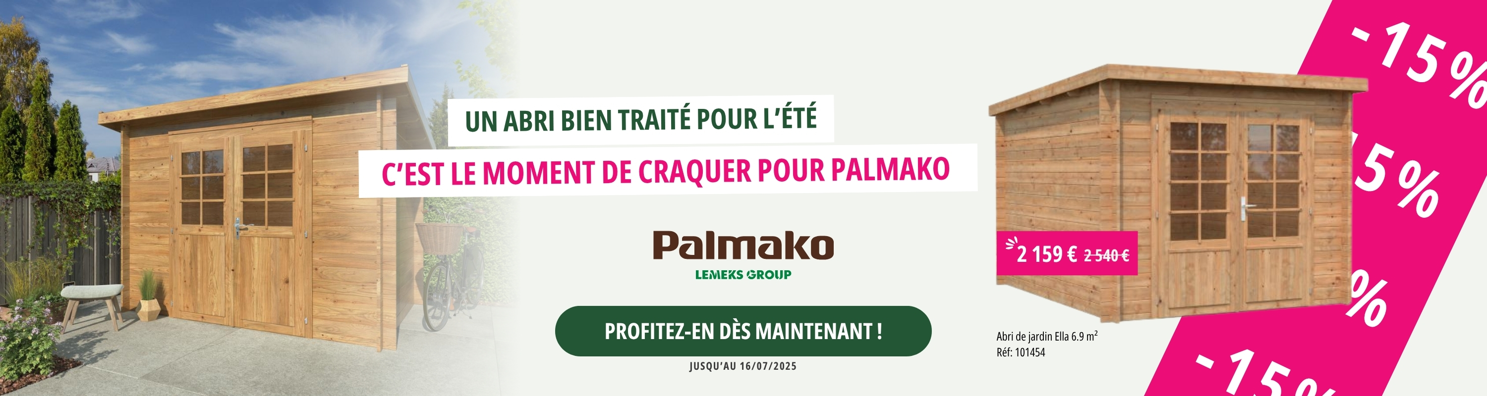 Palmako solde été - Desktop
